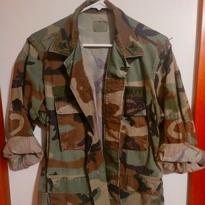 U.S. NAVY MILITARY CAMO FATIGUE